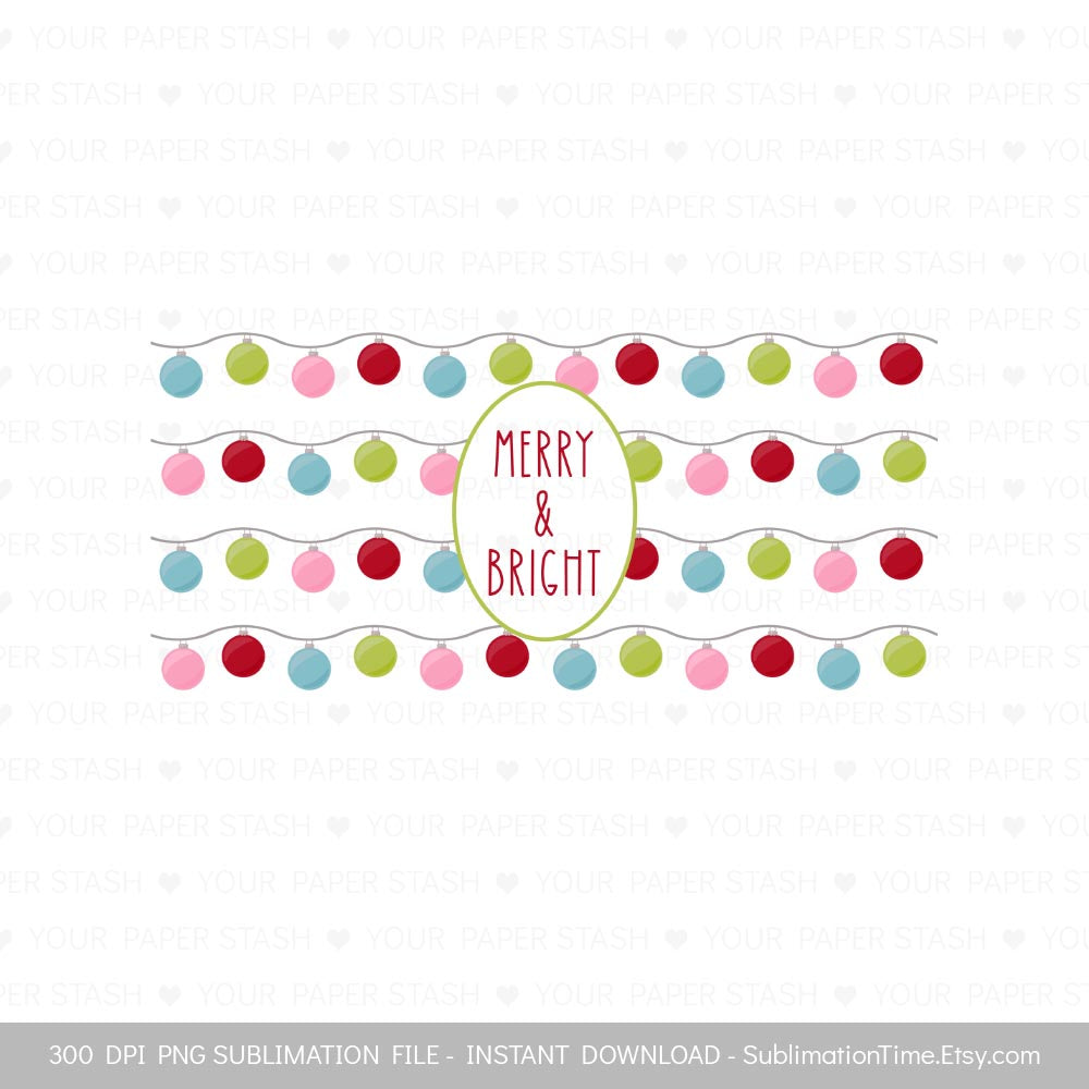 Christmas ornament sublimation design png