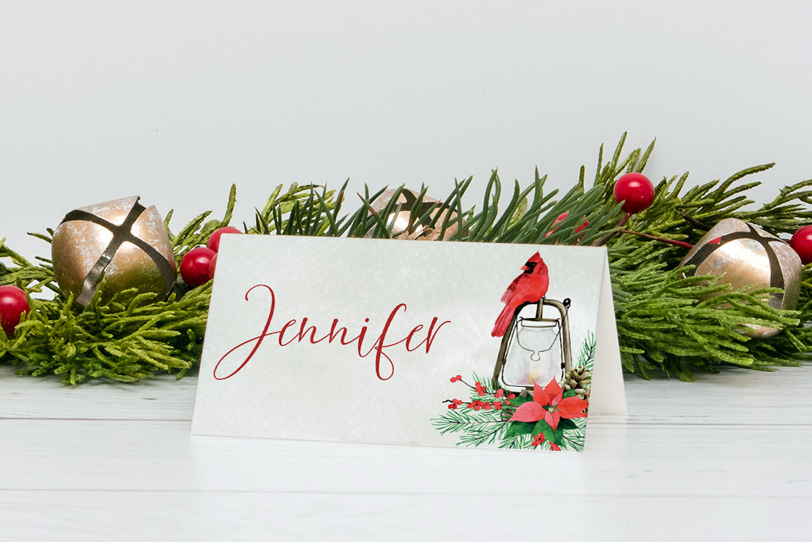 printable Christmas tent cards