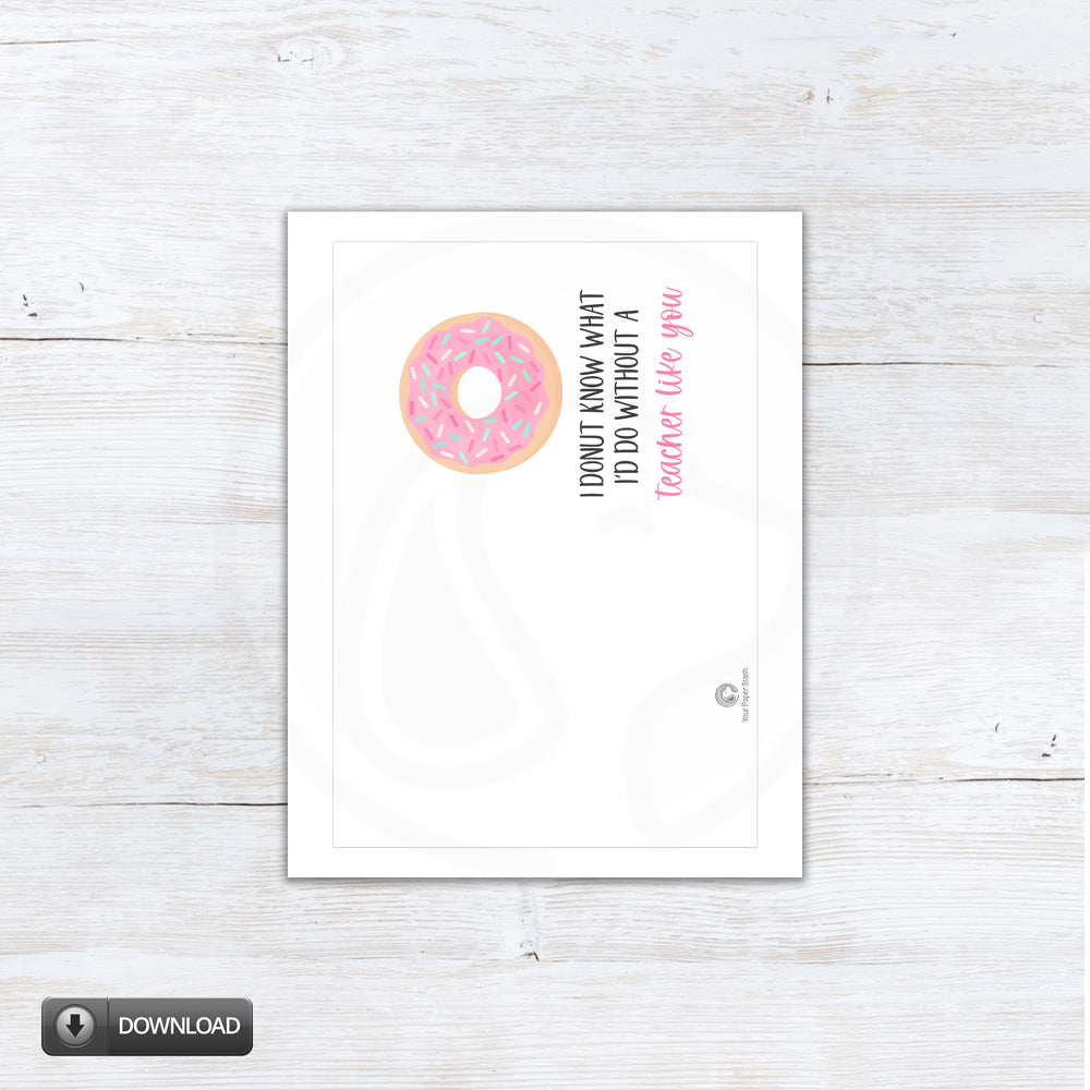 printable teacher valentine card