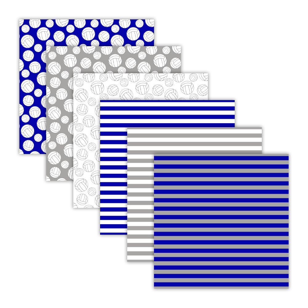 volleyball scrapbooking paper patterns