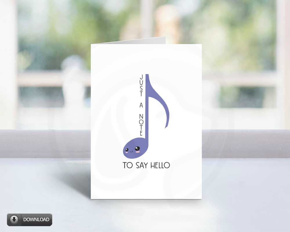 music teacher and director thinking of you card