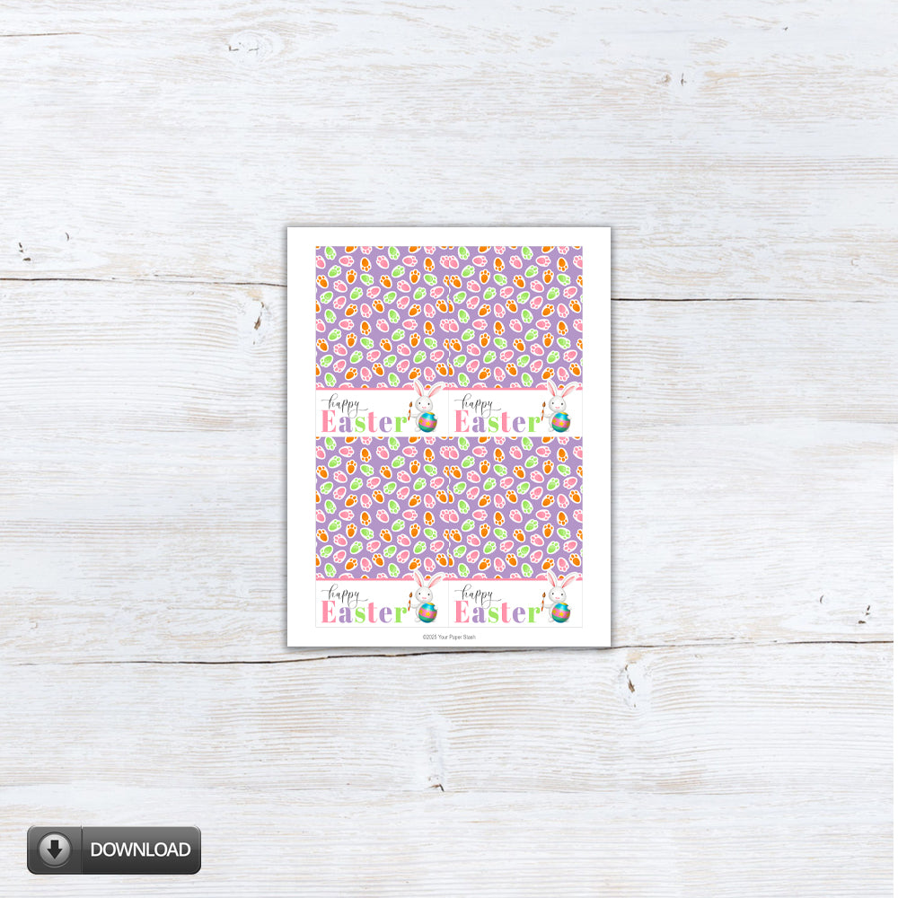 Easter mini cookie card backers