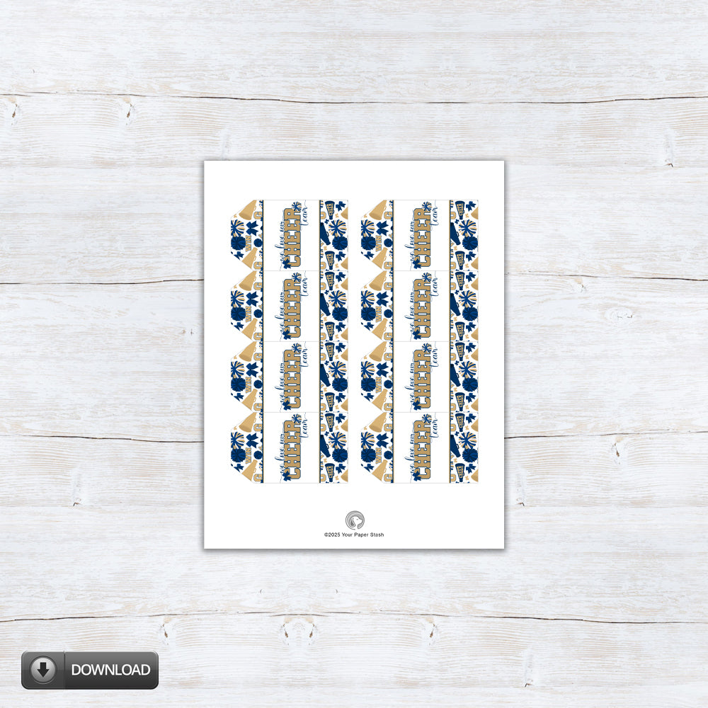 we love our cheer team printable gift tags
