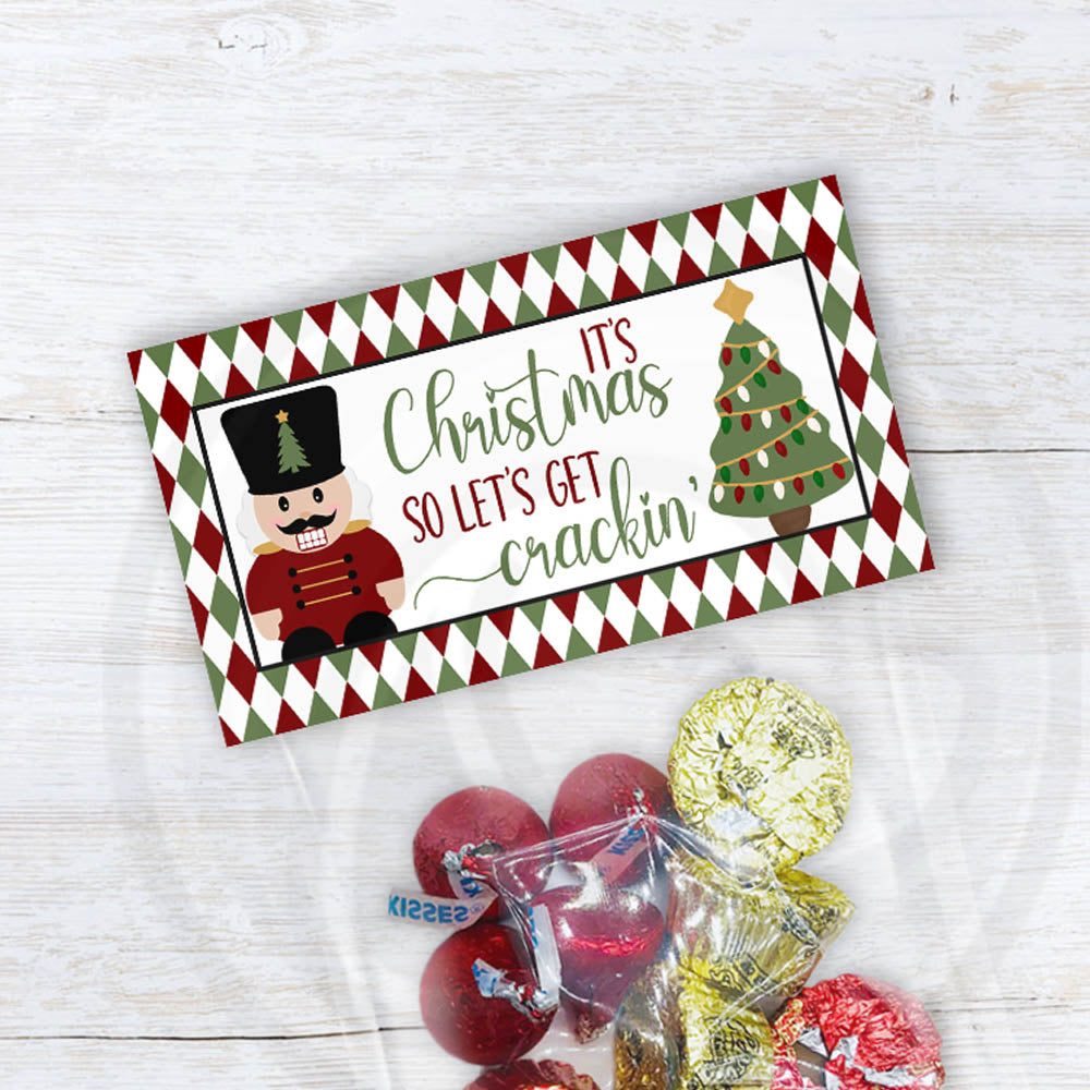 It's Christmas so let's get crackin' treat bag toppers