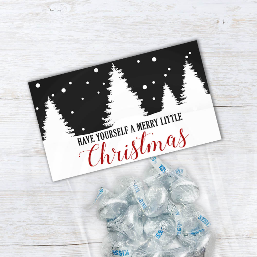 printable have yourself a merry little Christmas treat and candy bag toppers