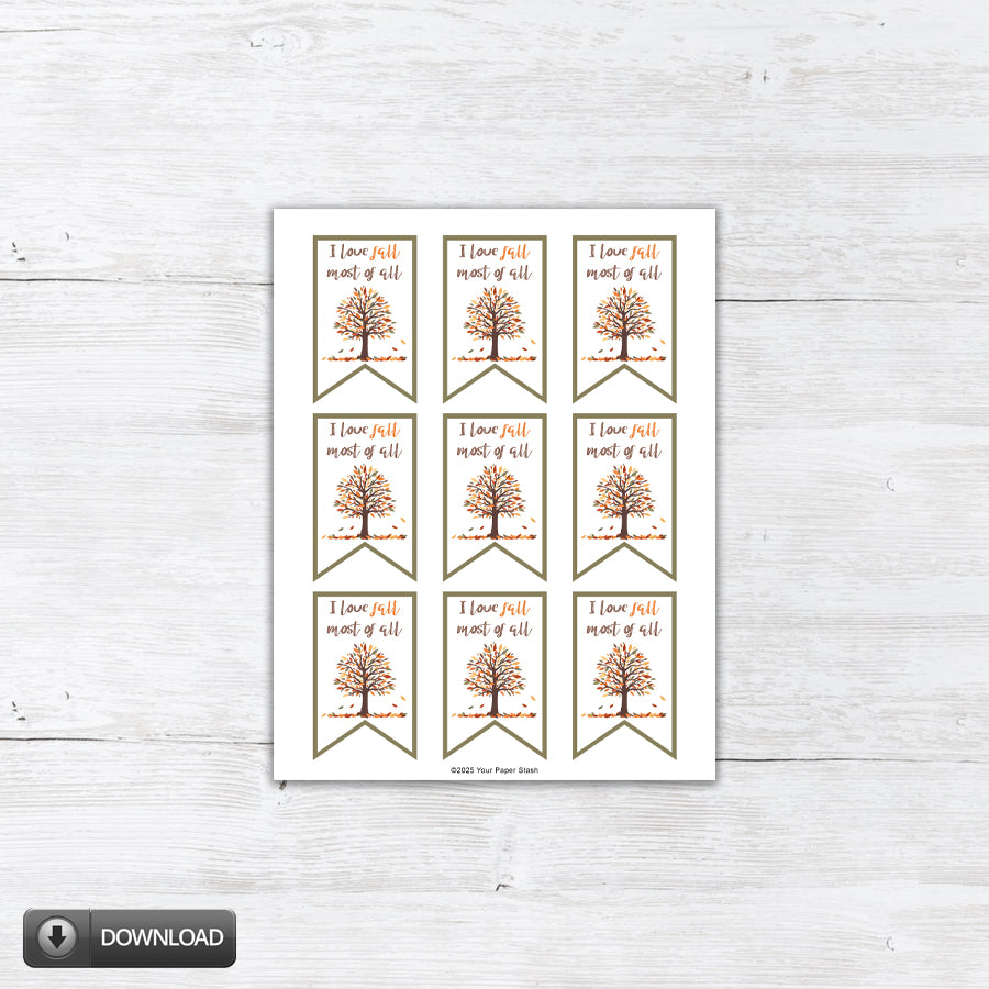 i love fall most of all printable gift tags