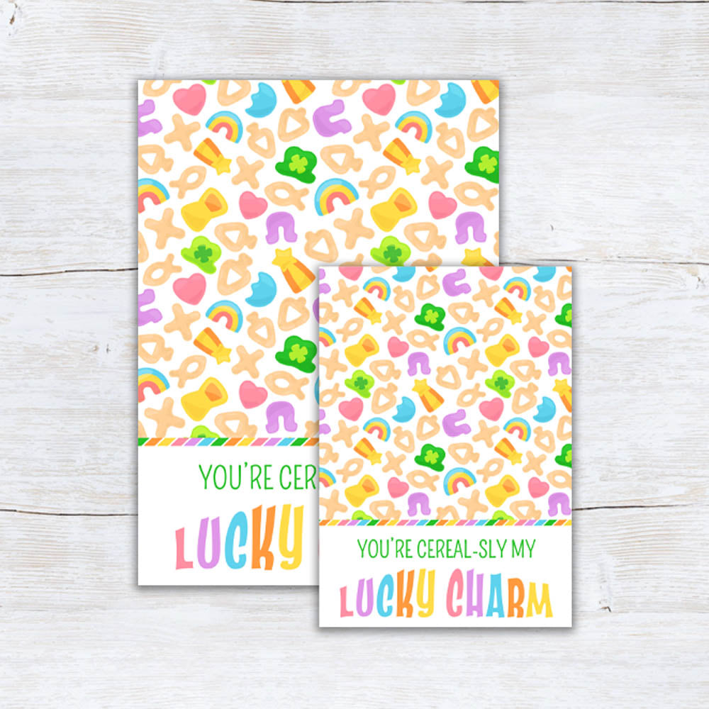 cearal-sly my lucky st patricks day printable lucky 5x7 carde