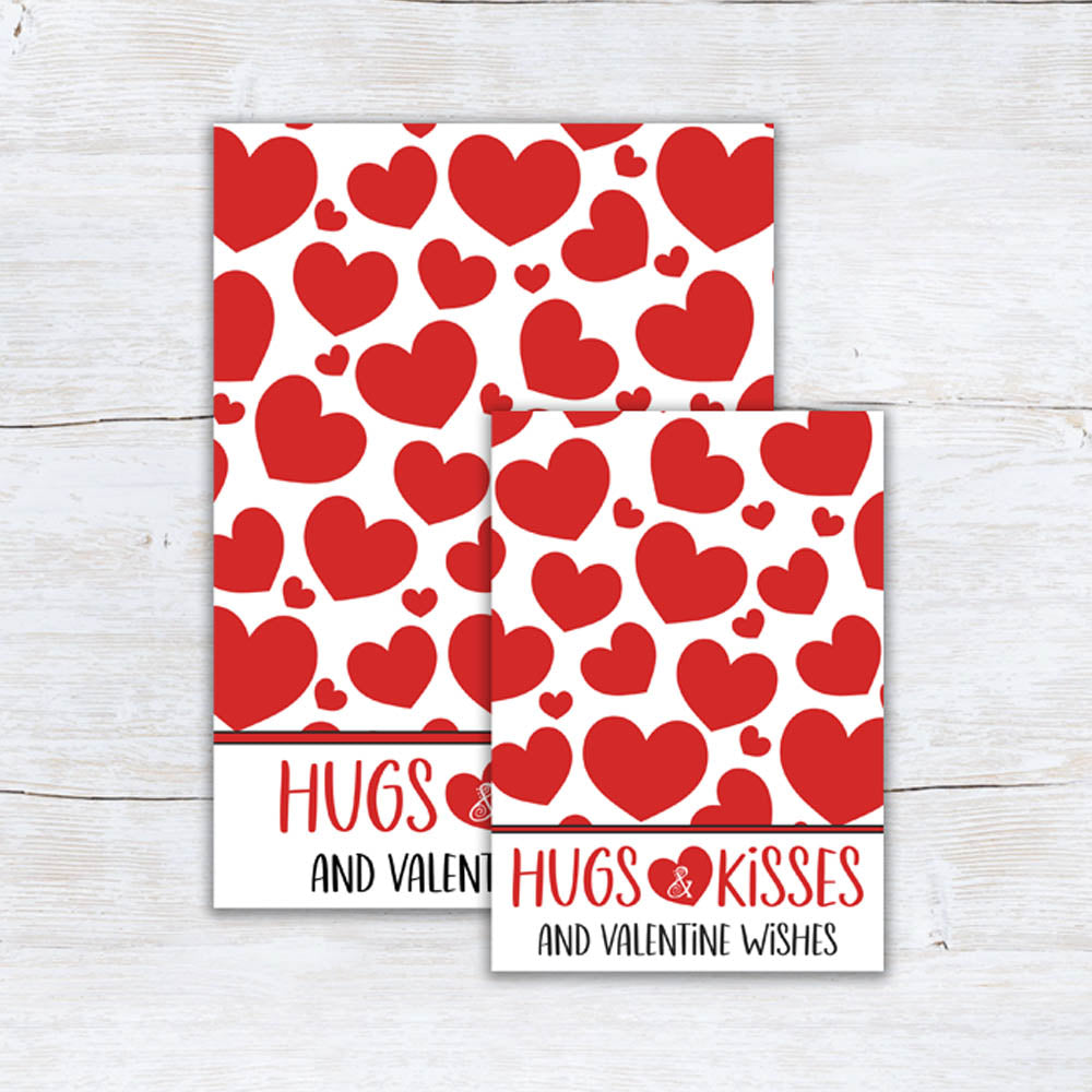 Printable Hugs & Kisses Valentine's Day Printable Cookie Cards – Your Paper Stash printable-hugs-kisses-valentine-s-day-printable-cookie-cards-your-paper-stash