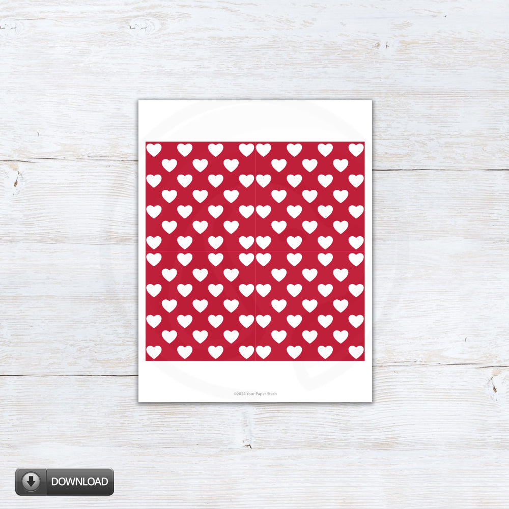 4x4 valentines day cookie cards