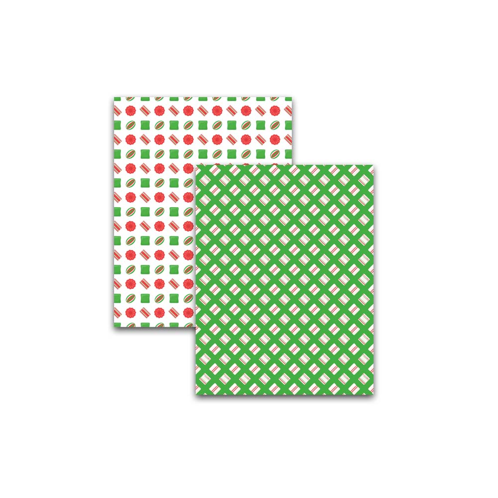 8.5x11" Christmas Candy Digital Papers & Backgrounds