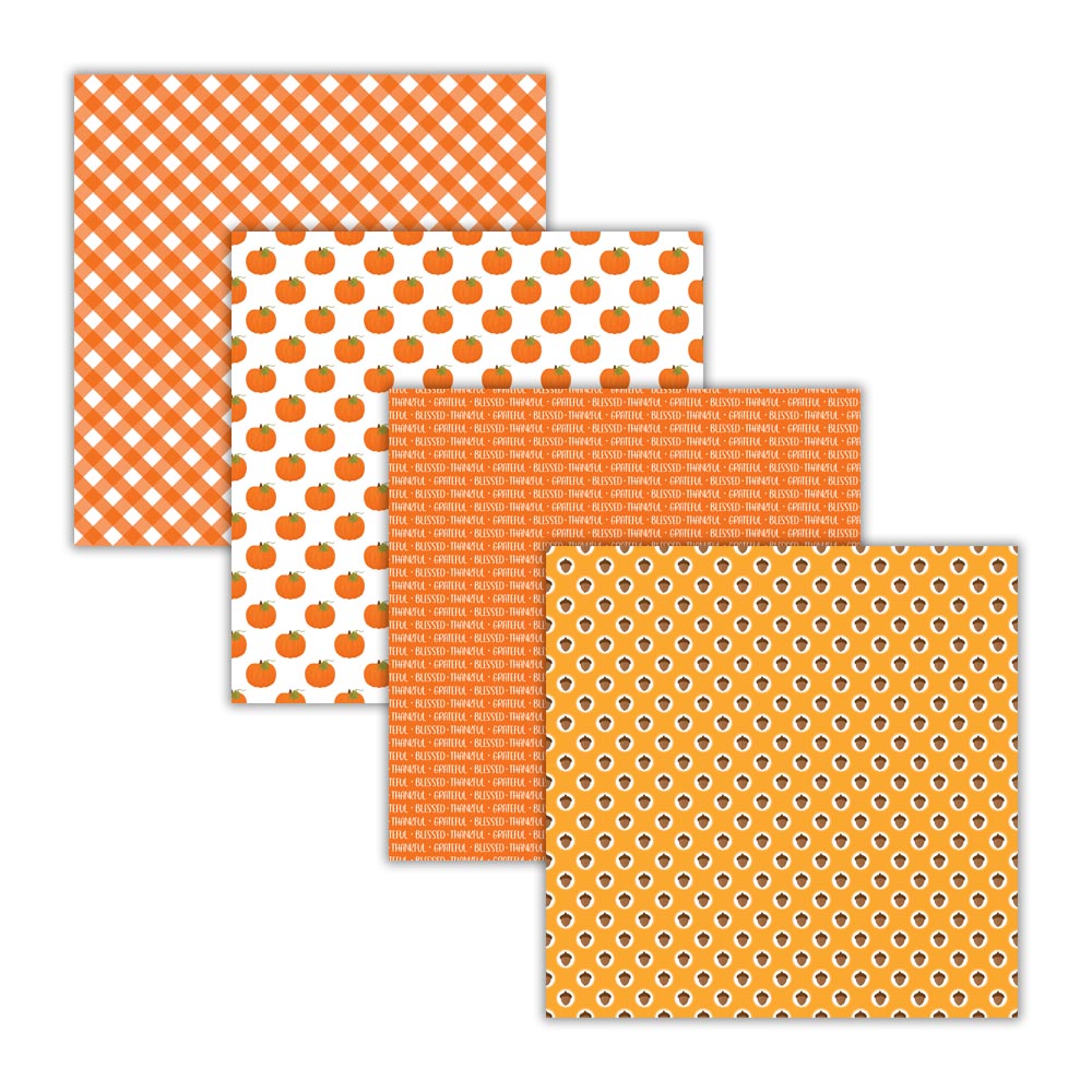 pumpkin digital papers