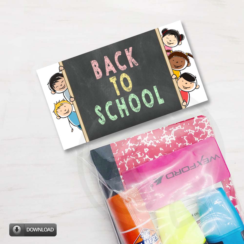 back to school bag topper