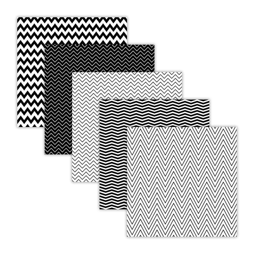 Black White Digital Scrapbook Paper Backgrounds
