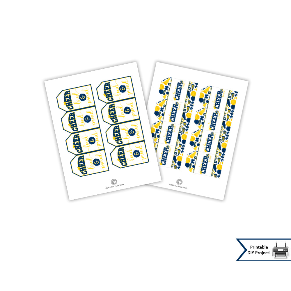 cheer team coach gift tags