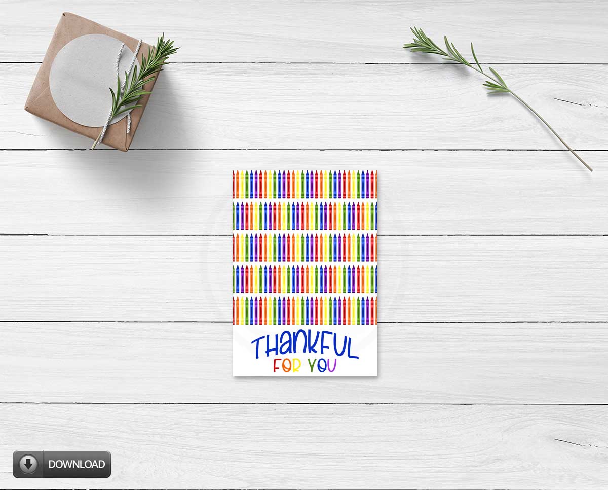 kids crayon cookie card backer packaging