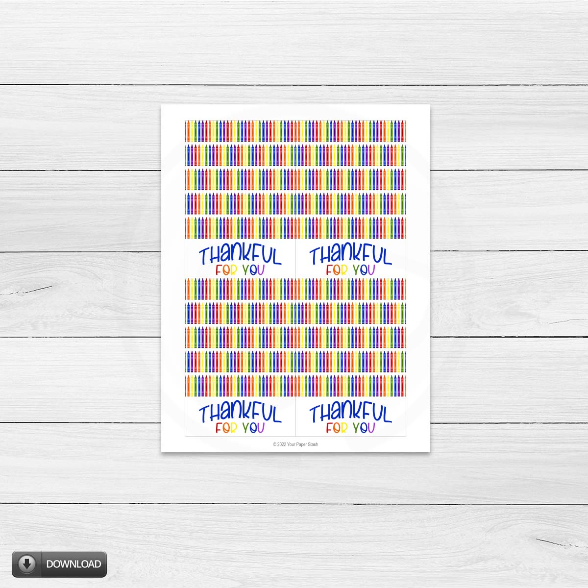 teacher appreciation week mini cookie card