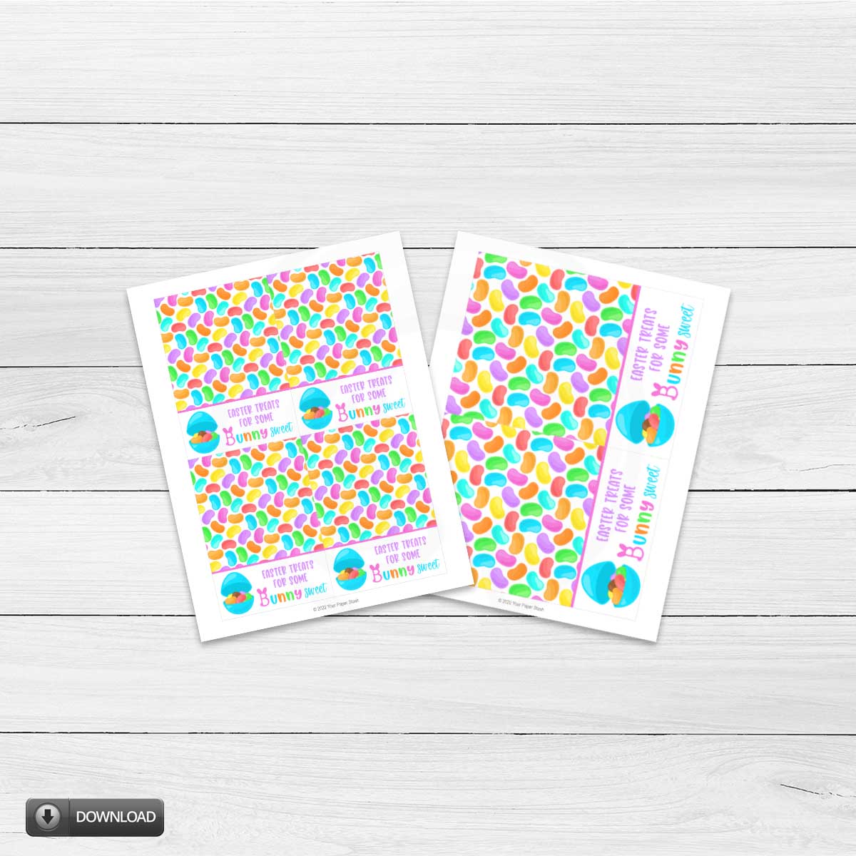 kids easter printable cards, easter cookie packaging kit