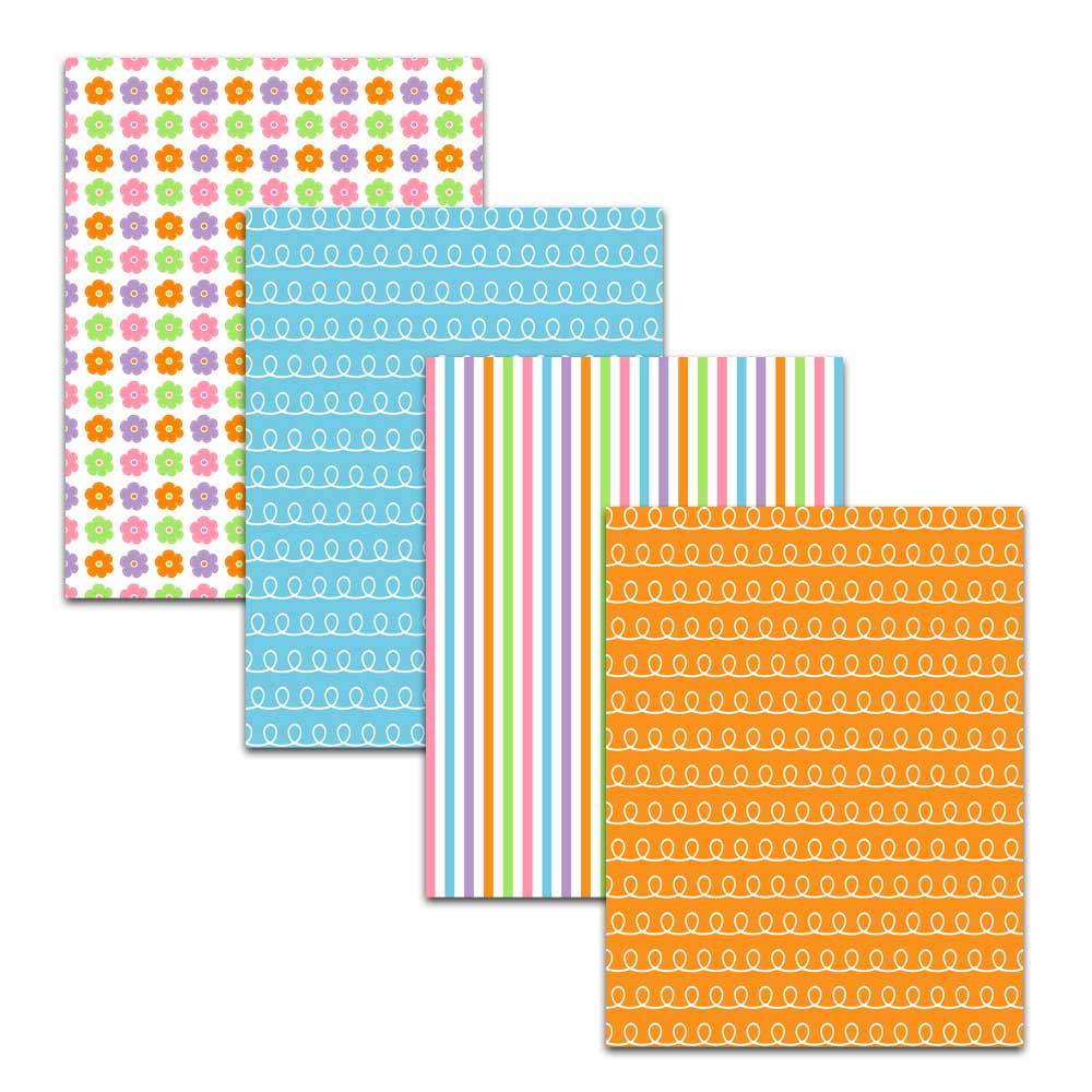 Printable Easter Digital Scrapbook Paper Crafts