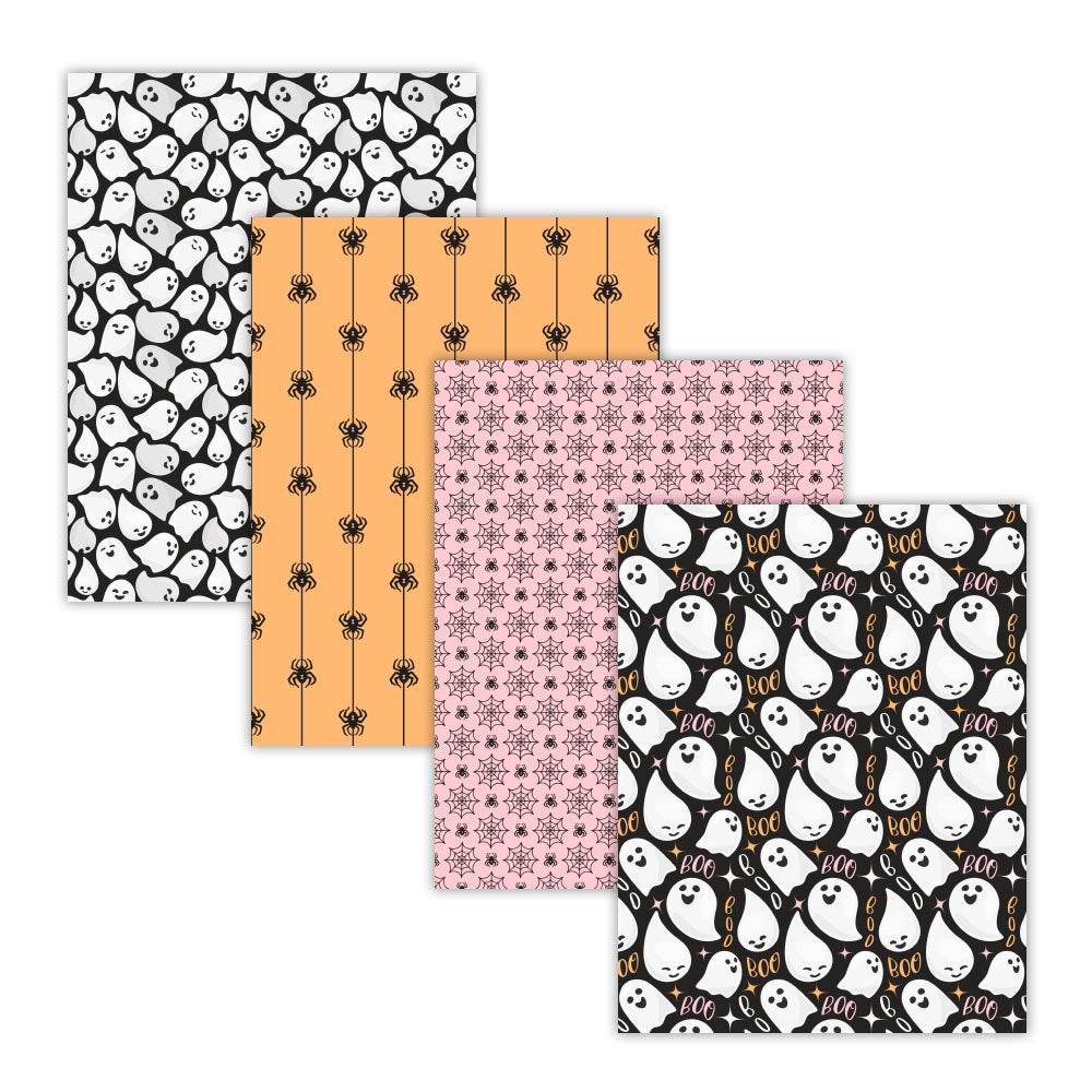 ghost backgrounds, spider web digital paper backgrounds instant download