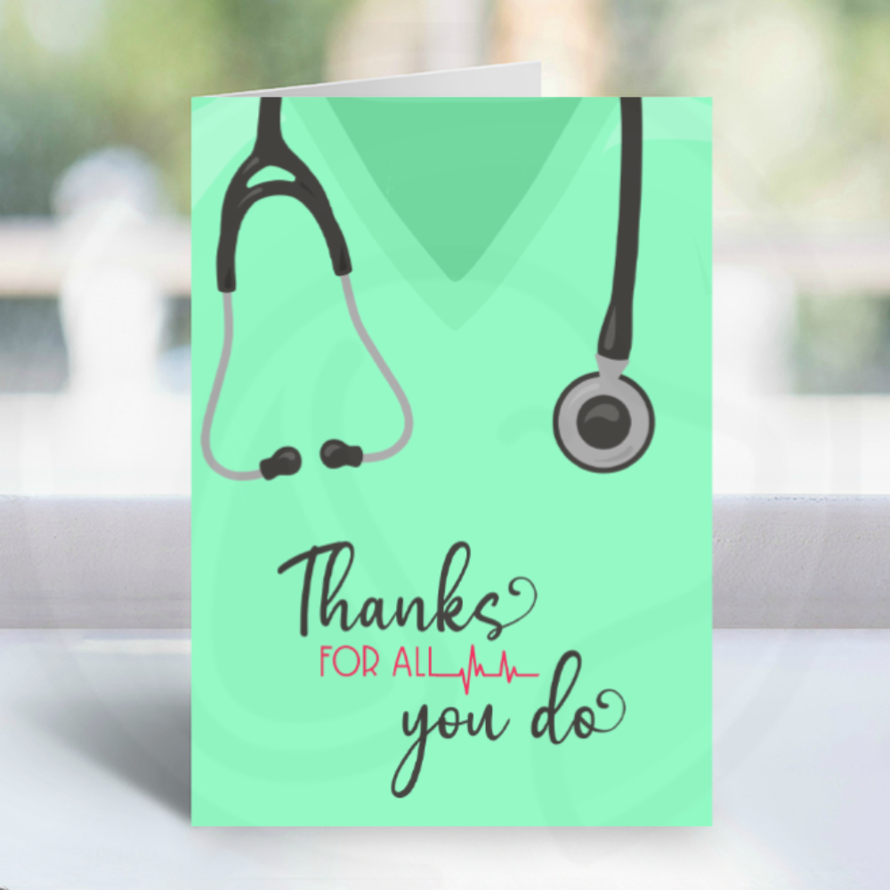 Printable Nurse Appreciation Thank You Gift Tags