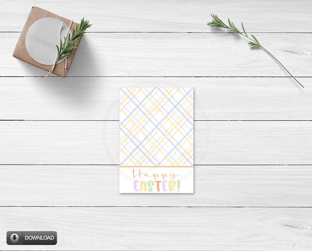 Easter Printable Cookie Card Backer