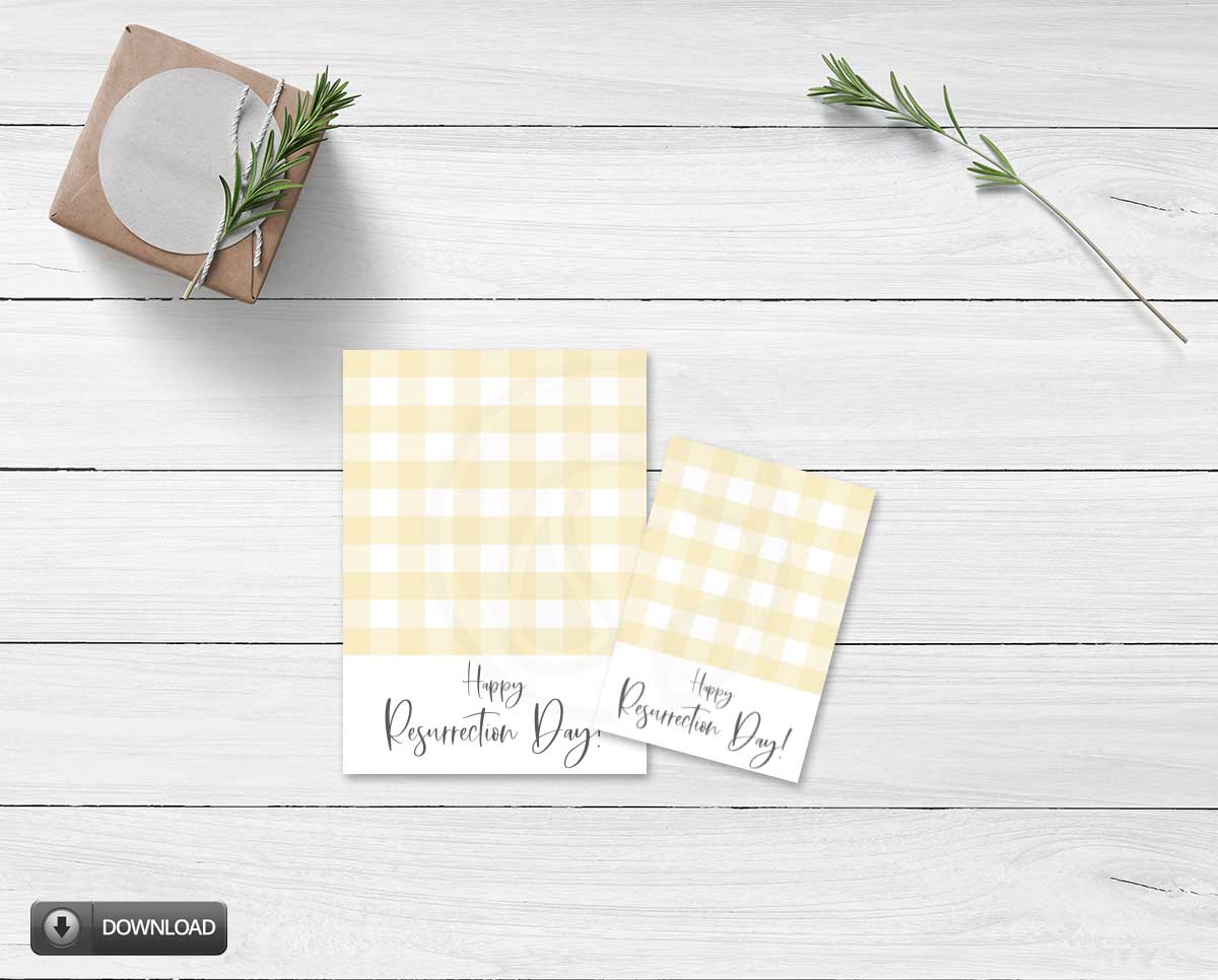 resurrection day note card