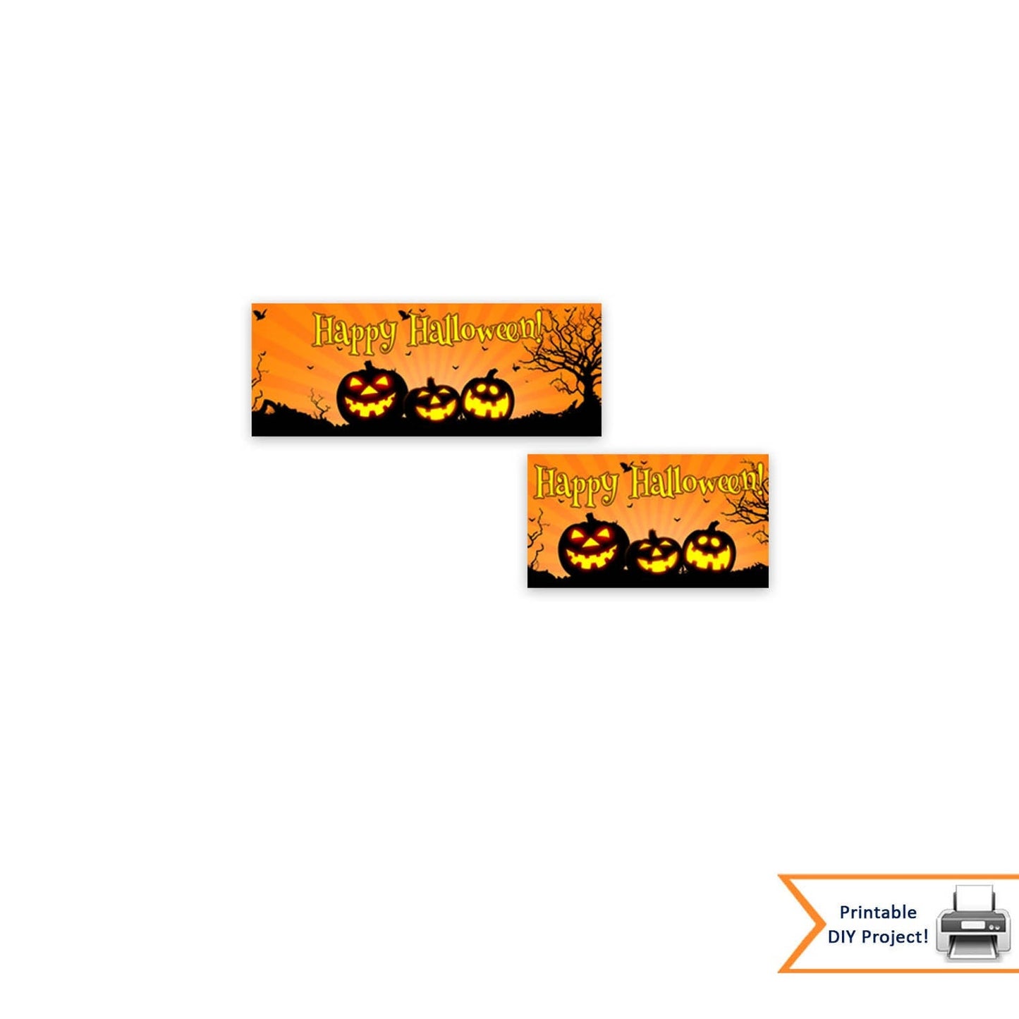 spooky halloween treat bag toppers - instant download