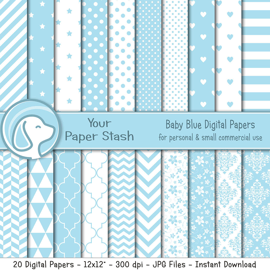 Baby Blue Digital Scrapbook Papers for Baby Shower / Spring / Easter – Your Paper Stash baby-blue-digital-scrapbook-papers-for-baby-shower-spring-easter-your-paper-stash