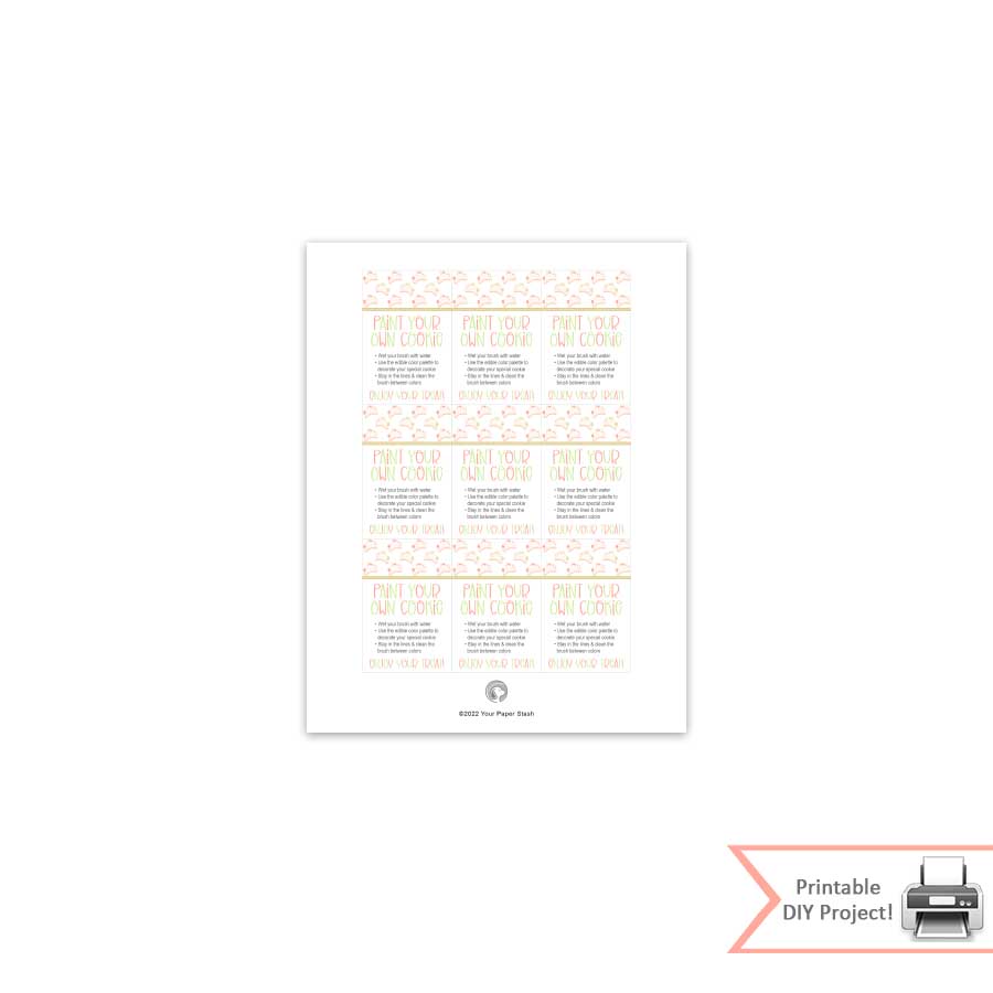 Easter bunny printable gift tags, easter basket gift tag