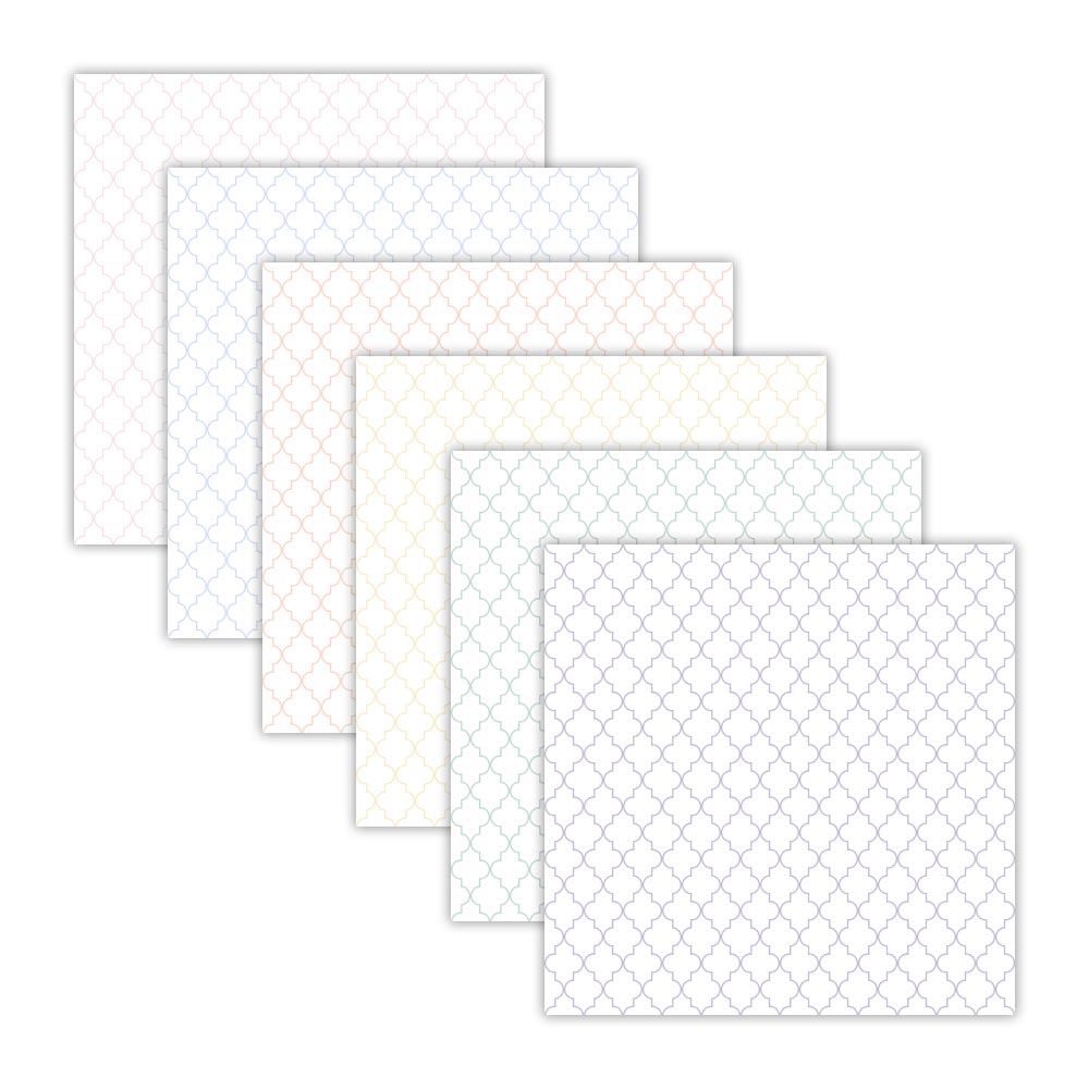 Spring Easter Pastel Quatrefoil Background Patterns