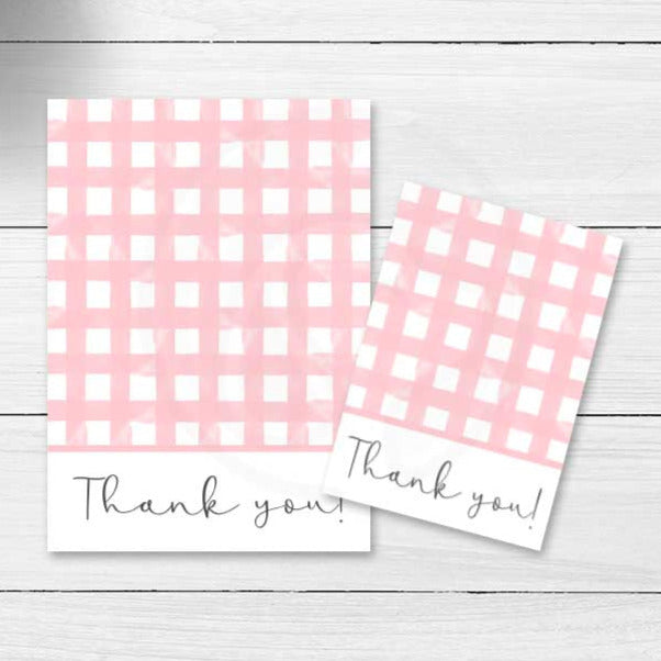 printable pink thank you note cards, thank you mini large cookie card