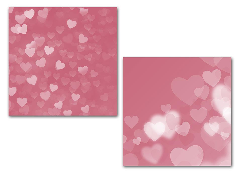 Red And Pink Bokeh Digital Scrapbook Paper Backgrounds