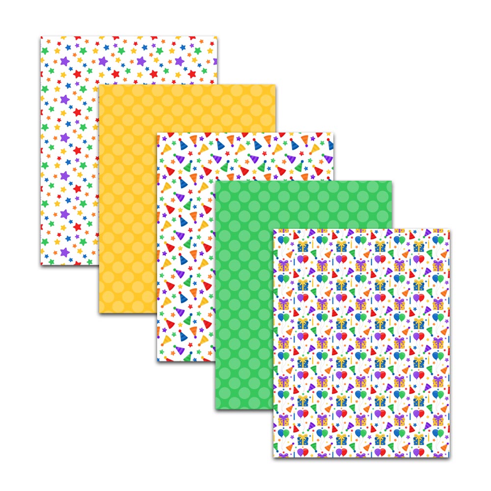 birthday party hat digital scrapbook papers backgrounds commercial use