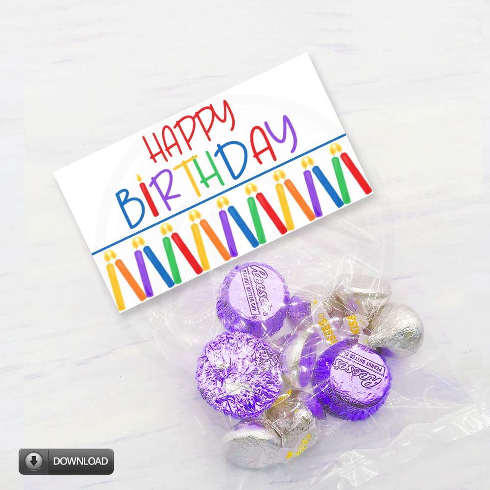 teacher birthday bag toppers