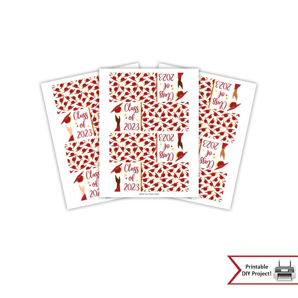 Class of 2023 Graduation Printable Bag Toppers