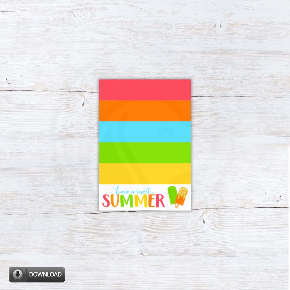 Have A Sweet Summer Cookie Card End Of Year Party – Your Paper Stash