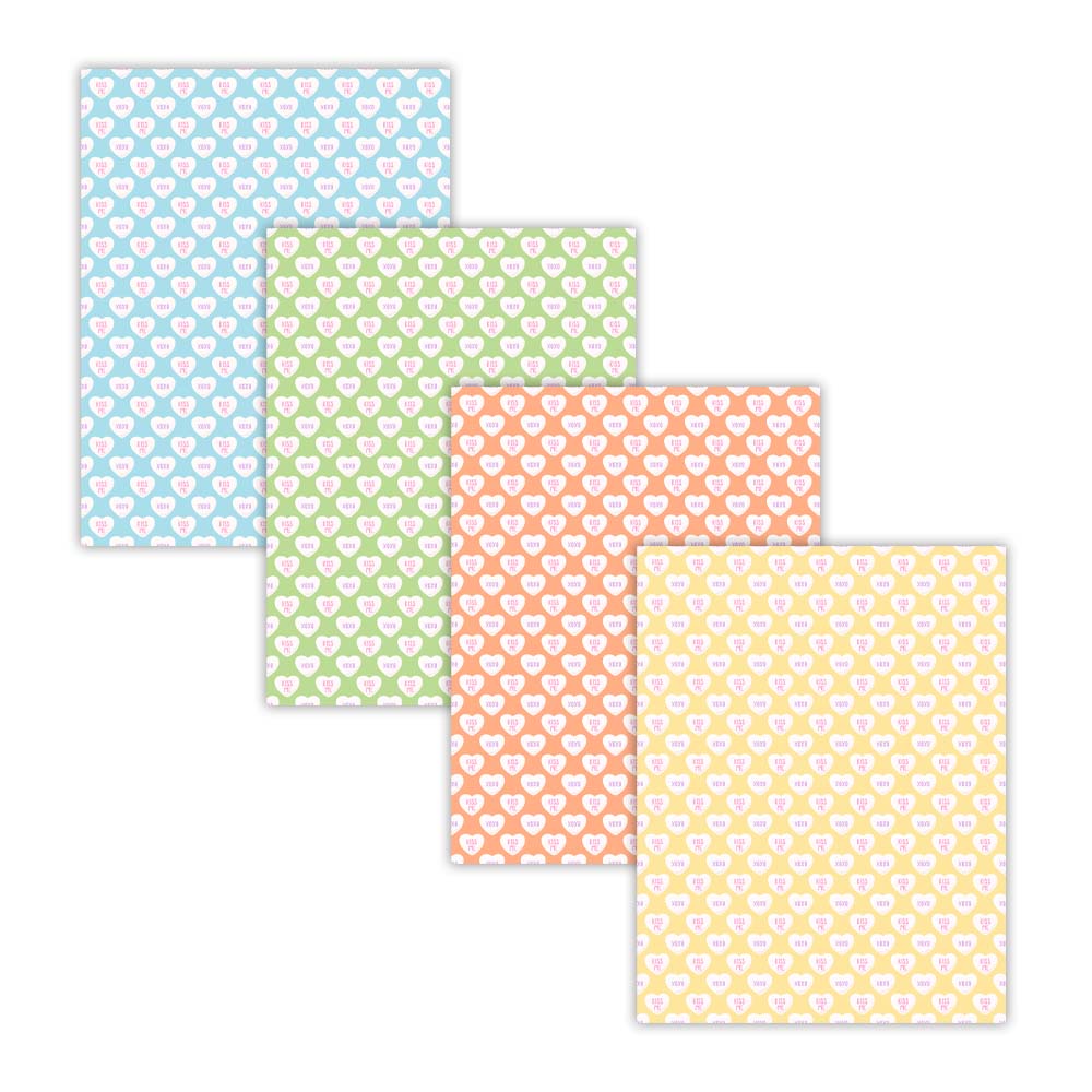 Printable Valentine's Day Digital Scrapbook Papers and Backgrounds