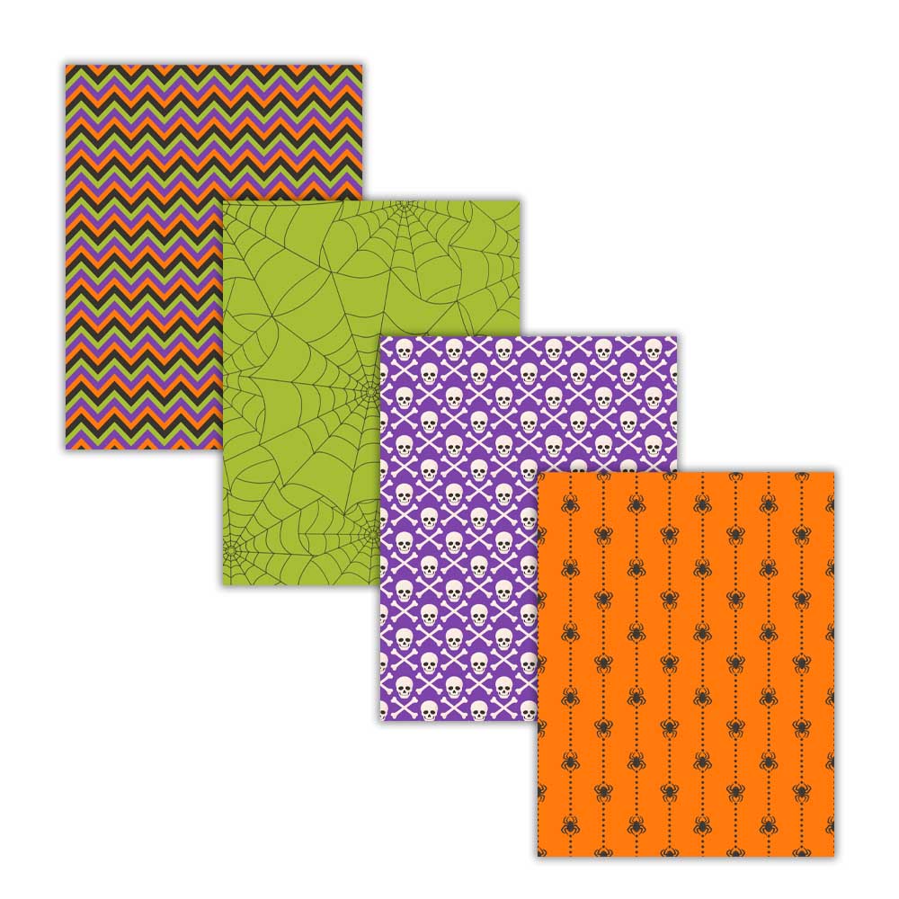 Spooky Halloween Digital Paper Backgrounds
