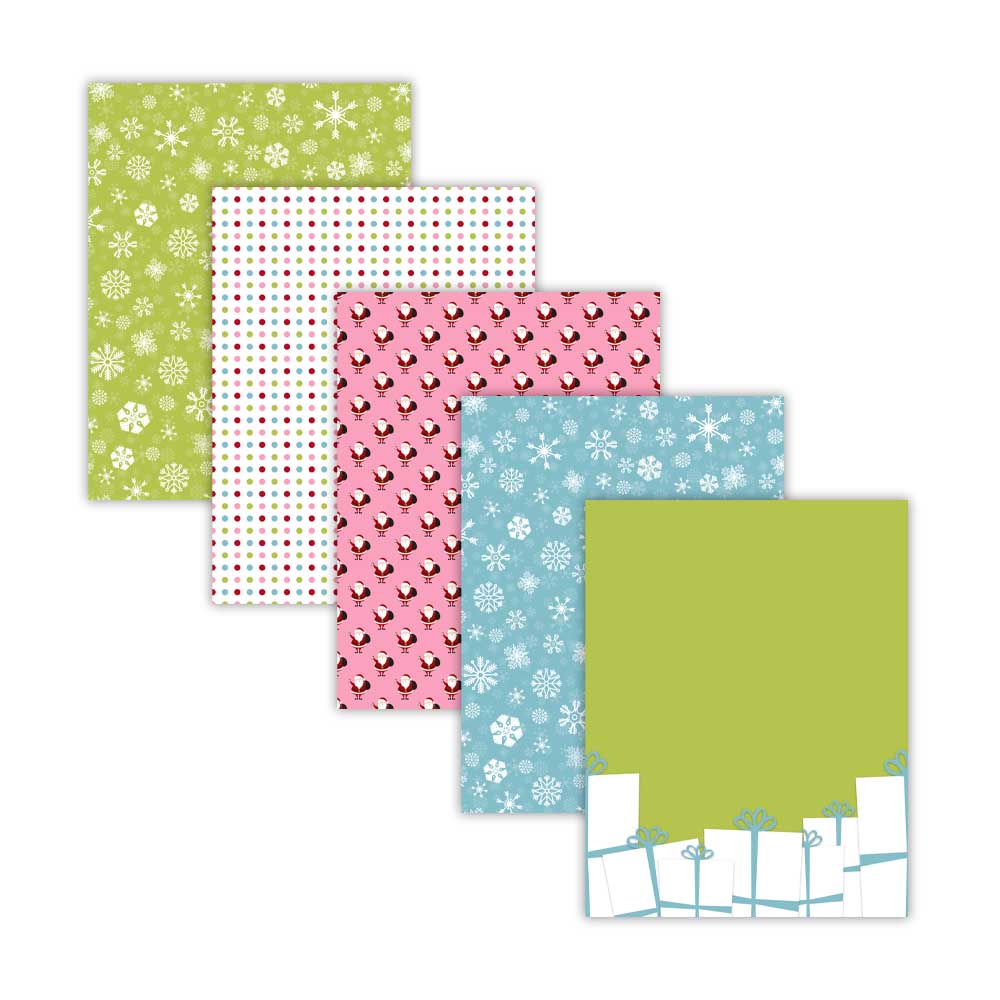 Printable Christas Digital Craft Papers