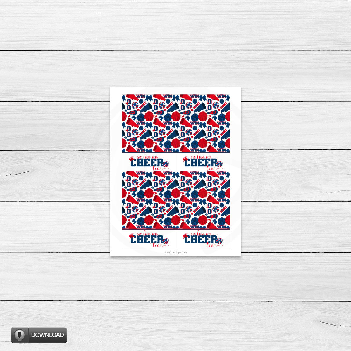cheerleading cheerleader cookie card packaging