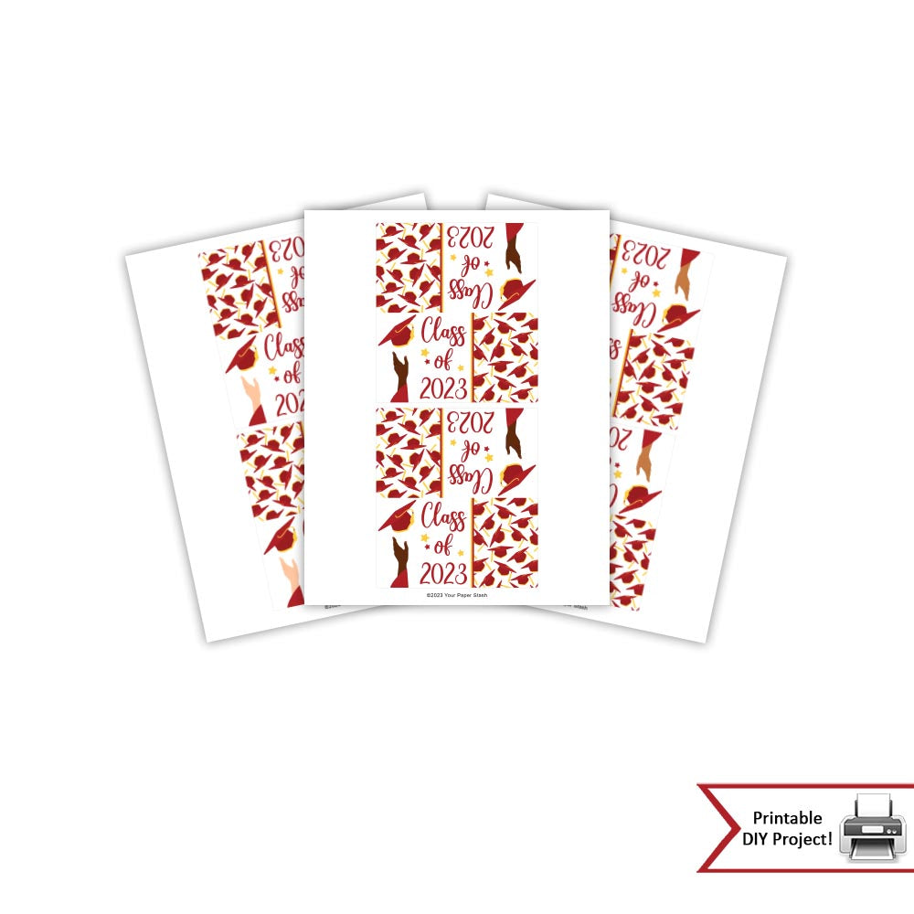Class of 2023 Graduation Printable Bag Toppers