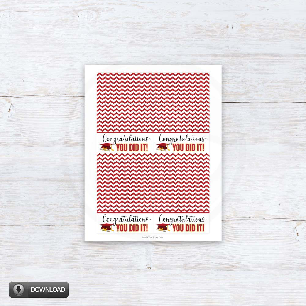 printable graduation advice note cards, printable graduation mini cookie cards