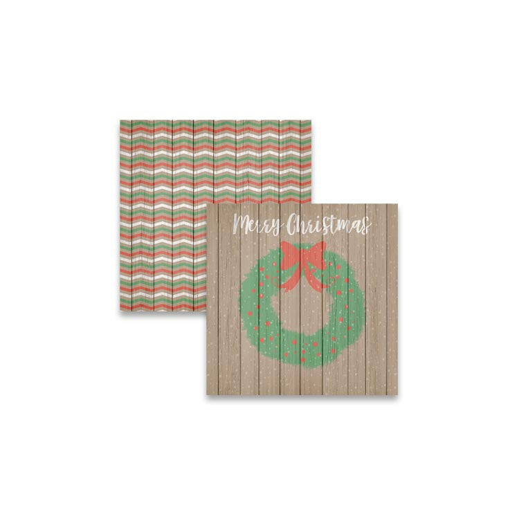Rustic Christmas Wood Digital Papers and Backgrounds