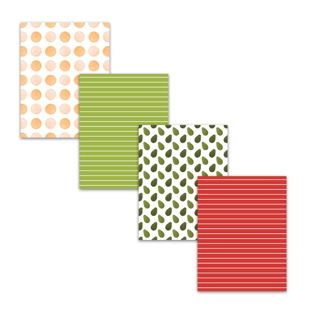 8.5x11" Holy Guacamole Fiesta Digital Papers