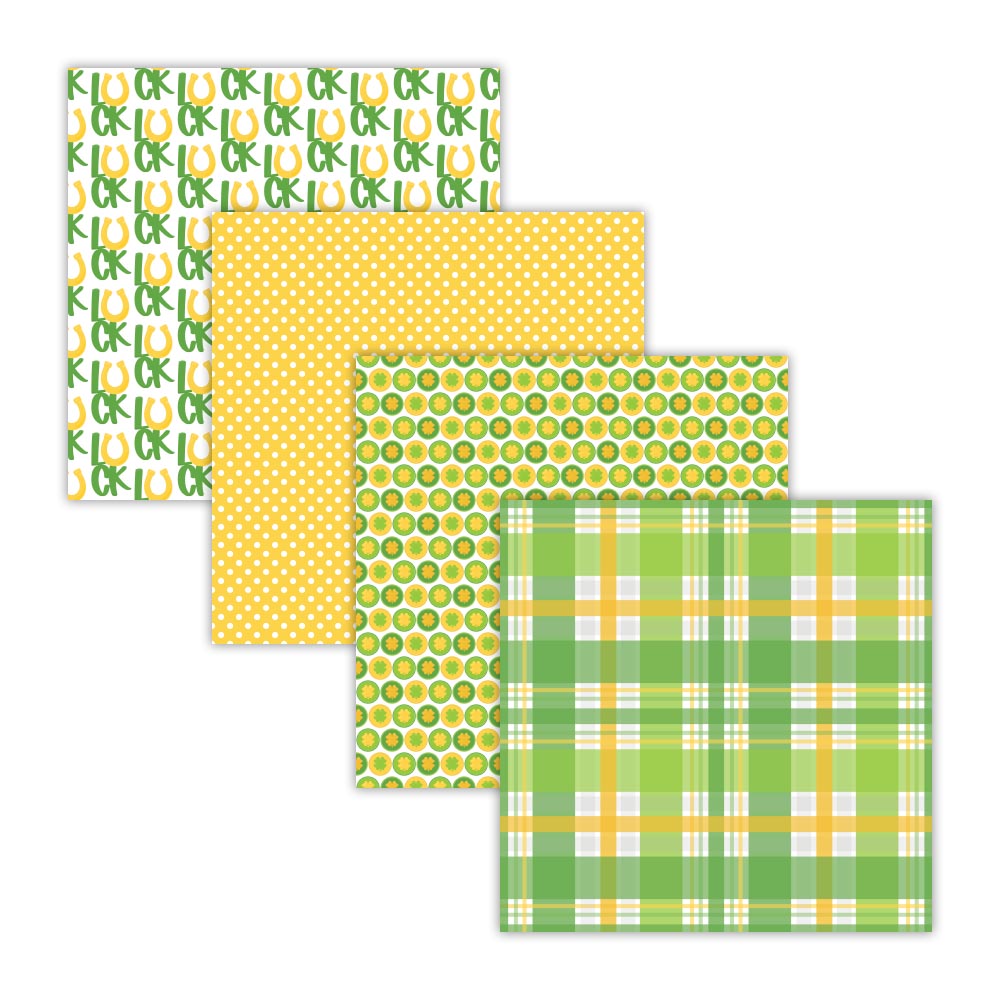 lucky digital paper pack