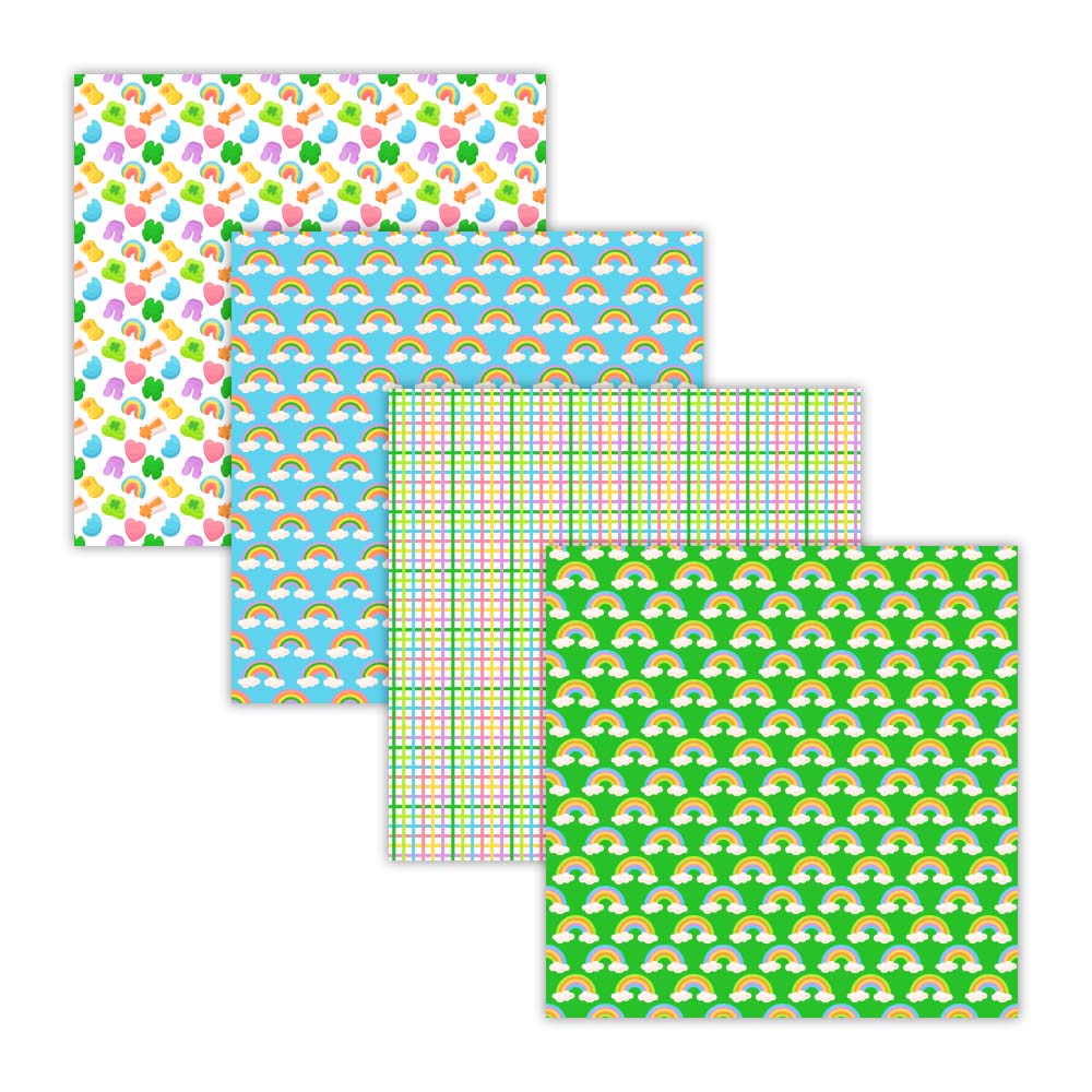 St. Patrick's Day Lucky Digital Scrapbook Paper
