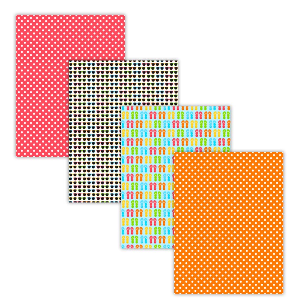 sunglass flip-flop digital paper pack,polka dot digital scrapbook paper