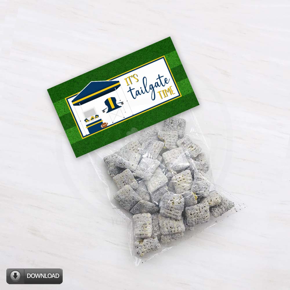 tailgate confetti bag topper