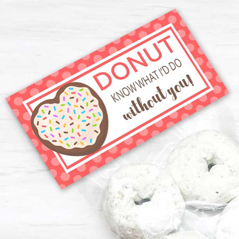 Donut Bag Topper for Teacher Appreciation Week