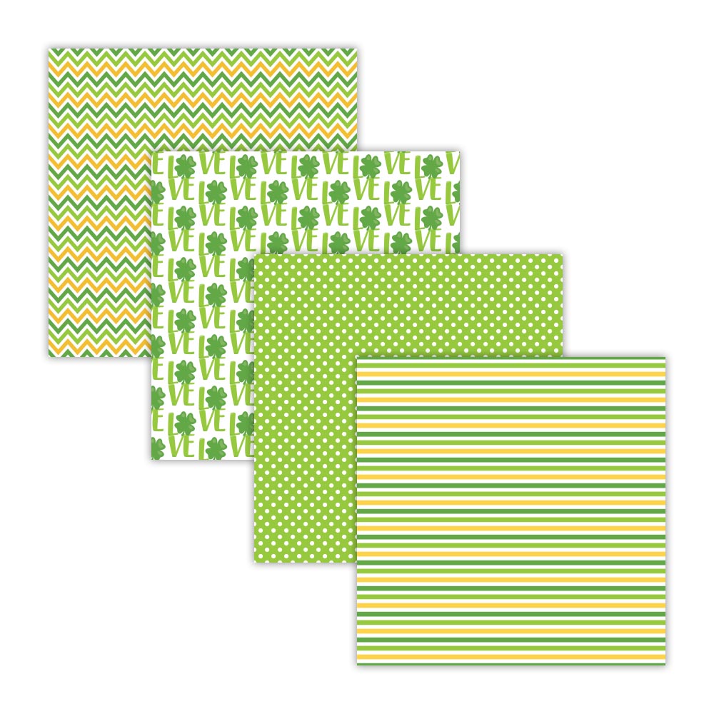 St. Patrick's Digital Scrapbook Backgrounds